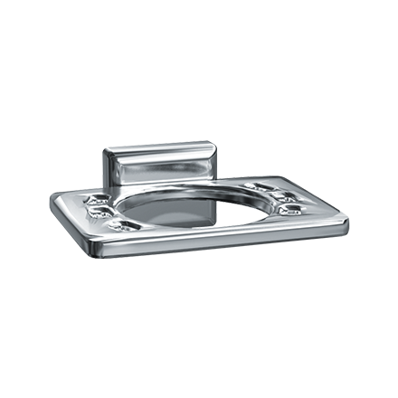 ASI 0735-Z Toothbrush and Tumbler Holder, Surface Mounted, Chrome Plated Zamak