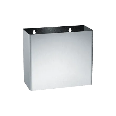 ASI 0827 Traditional Waste Receptacle, Surface Mounted, 2 Gallon
