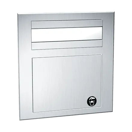 ASI 1001 Traditional Paper Towel Dispenser and Waste Receptacle, Counter Mounted