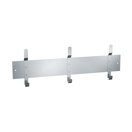 ASI 1307-3 Utility Hook Strip (3 Hooks), Surface Mounted, 26"
