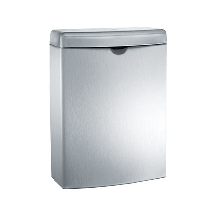 ASI 20852 Roval Surface Mounted Sanitary Waste Receptacle, 1 Gallon