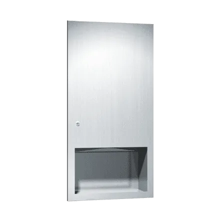 ASI 6452 Simplicity Paper Towel Dispenser, Multi, C-Fold, Recessed