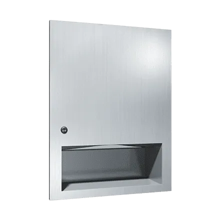 ASI 6457 Simplicity Paper Towel Dispenser, 475 Multi, 350 C-Fold, Recessed