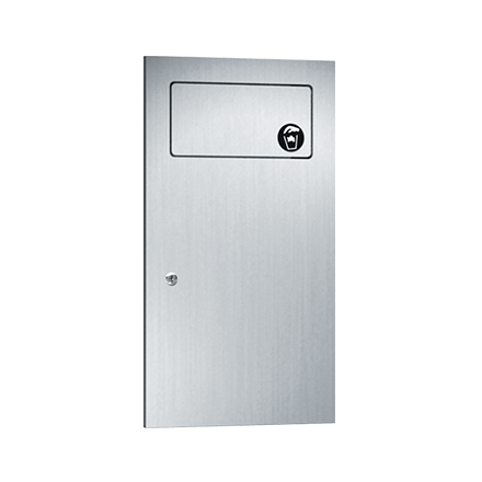 ASI 6471 Simplicity Sanitary Napkin Disposal, Recessed, 1.4 Gallon