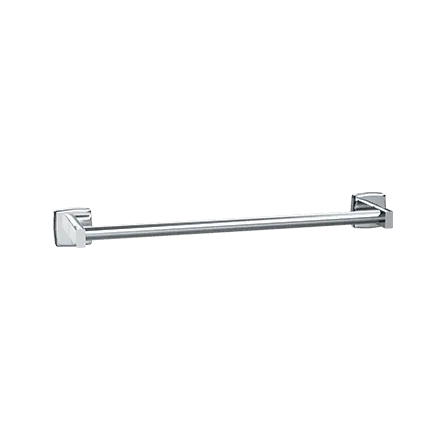 ASI 7355-30S Towel Bar, Round, Surface Mounted, Satin Finish, 30"