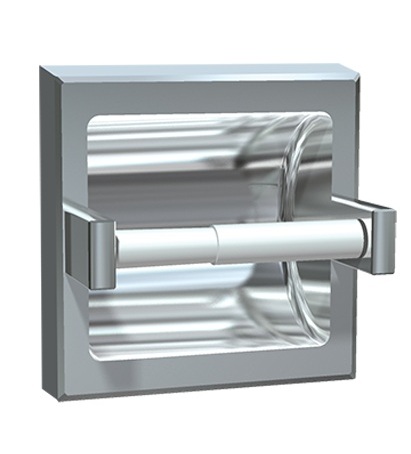 ASI 7402-BSM Toilet Tissue Holder, Single, Surface Mounted, Bright Finish