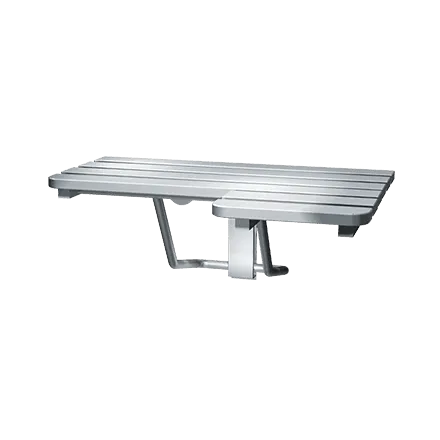 ASI 8208-L Folding Shower Seat, Stainless Steel, Left Hand, ADA