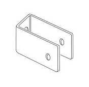 Bobrick B-1000972 U Bracket, Panel-to-Stile 1/2"