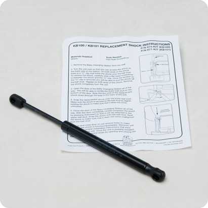 Bobrick B-101-877 Gas Spring for Vertical Polyethylene Baby Changing Station