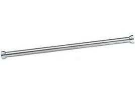 Bobrick B-207x36 Shower Curtain Rod, Concealed Mounting, Stainless Steel, Satin Finish, 36" Length