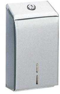 Bobrick B-272 Surface-Mounted Toilet Paper Cabinet, Satin Finish Stainless Steel