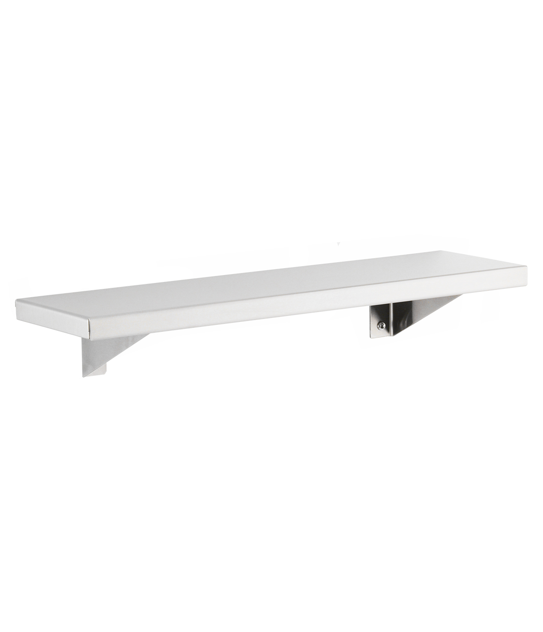 Bobrick B-295x24 Stainless Steel Shelf, 5"W x 24"L