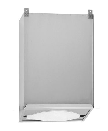 Bobrick B-318 Recessed Paper Towel Dispenser with Concealed Cabinet