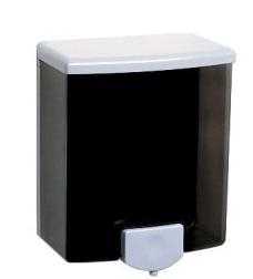 Bobrick B-40 ClassicSeries Surface-Mounted Soap Dispenser, Two-Tone Black and Grey