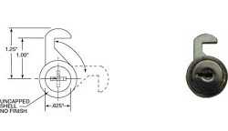 Bobrick B-4706-175 Door Lock and Key CAT-118