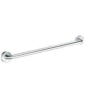 Bobrick B-530x18 Extra Heavy Duty Towel Bar, Surface Mounted, Satin Stainless Steel, 18" Length