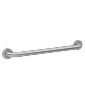 Bobrick B-5806x30 Straight Grab Bar, Concealed Mounting with Snap Flange, Satin Finish Stainless Steel, 30" Length, 1-1/4" Diameter