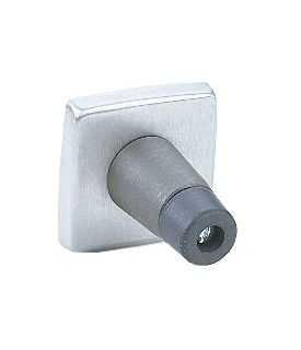 Bobrick B-687 Door Bumper, Surface Mounted, Bright Polished Stainless Steel