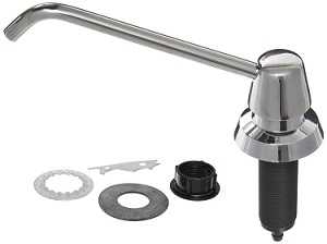 Bobrick B-830-372 SureFlo Soap Dispenser Mounting Shank Kit, 6" Spout