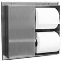 Bobrick B386 Partition-Mounted Dual-Sided Multi-Roll Toilet Tissue Dispenser