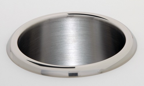 Bobrick B529 Countertop Mounted Circular Waste Chute, Bright Polished Stainless Steel
