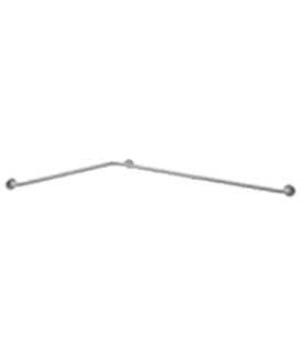 Bobrick B58616 Shower Grab Bar, Concealed mounting flange, stainless steel, 24" W x 36" D