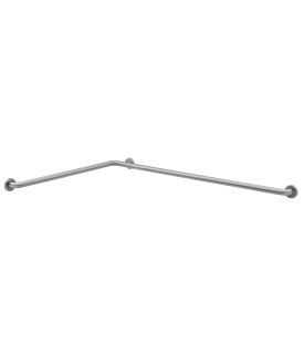 Bobrick B68137 Grab Bar for Toilet Compartment, Concealed mounting flange, Stainless Steel, 36" W x 54" D