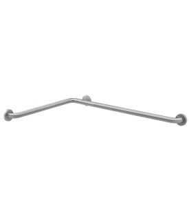 Bobrick B68616.99 Grab Bar for Toilet Compartment, Horizontal, Peened, Stainless Steel, 24" W x 36" D