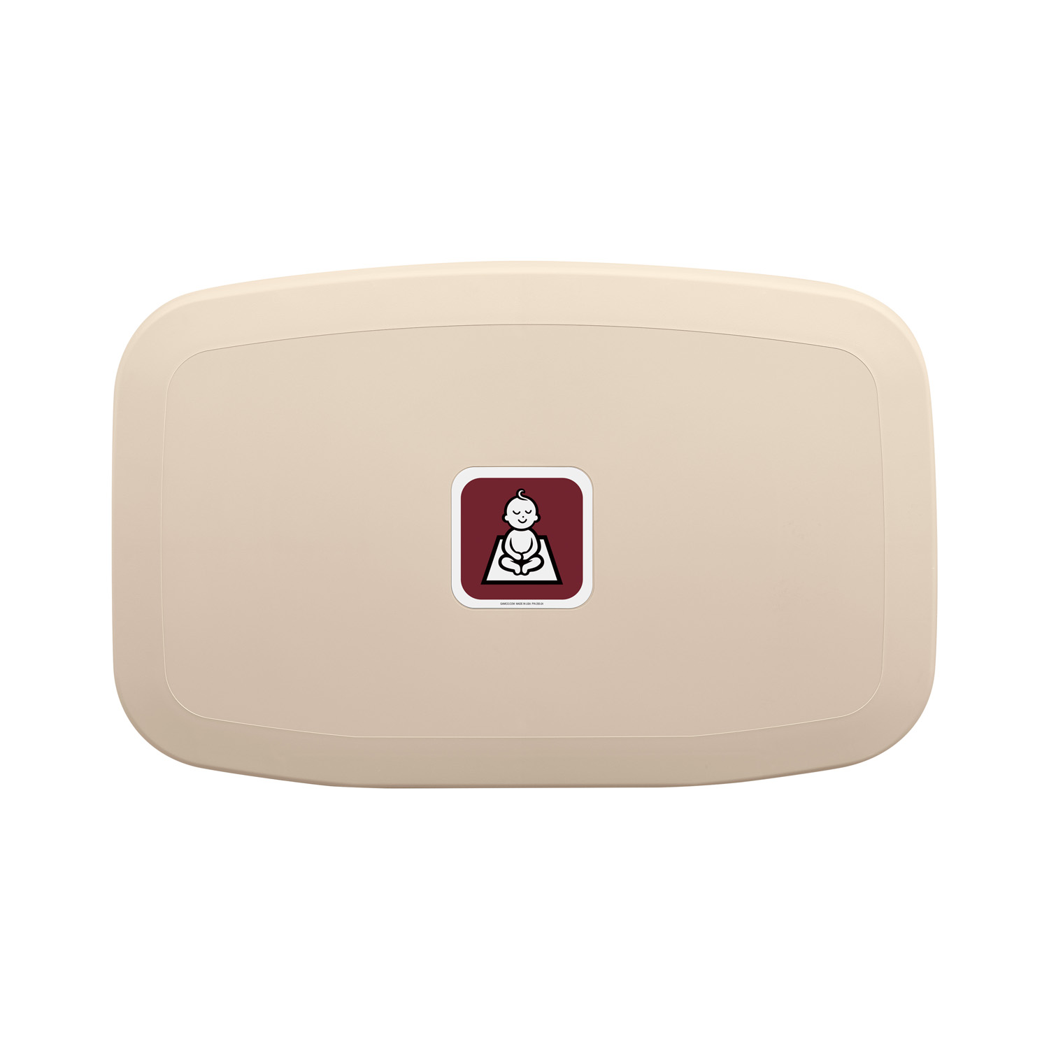 Gamco BCS-3 Baby Changing Station, Surface Mounted, ADA Compliant, Cream