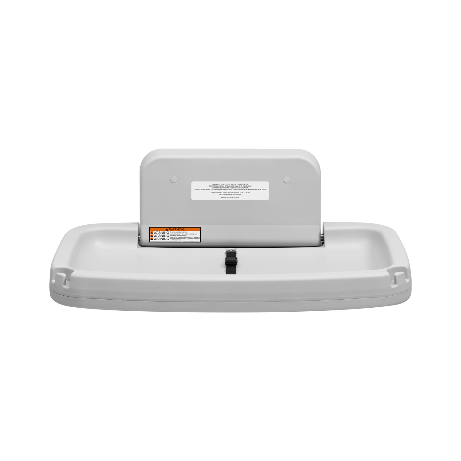 Gamco BCS-4 Baby Changing Station, Surface Mounted, ADA Compliant, Light Grey
