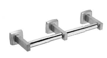 Bradley 5235 Toilet Tissue Dispenser, Dual Roll, Bright Polish Stainless Steel
