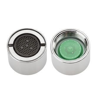 Chicago Faucets E35VPJKABCP Chicago Faucets Part: 1.5 GPM Vandal Proof Pressure Compensating Softflo Aerator, Female Inlet, Chrome Plated Finish