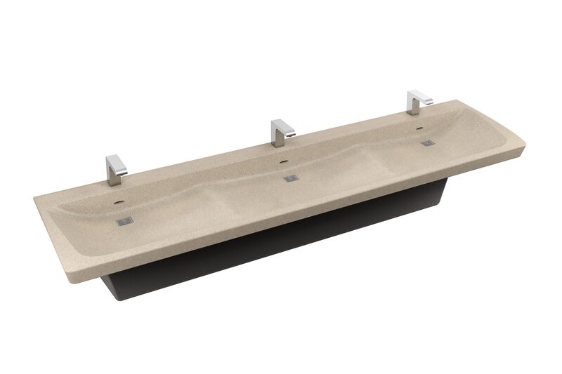 Bradley ELX-3 Express Lavatory/Sink System, Triple Sink Station