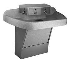 Sloan EWF-44000 SloanStone Quadruple Station Lavatory System Wash Fountain Equipped with Sloan OPTIMA® Electronic Sensor Technology
