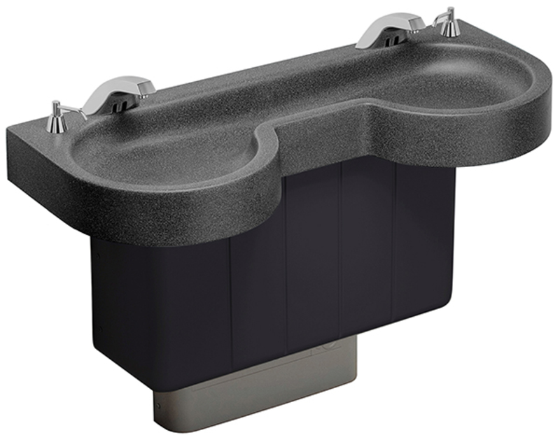 Bradley EXD-2N Express Deck Lavatory/Sink System 2-Station