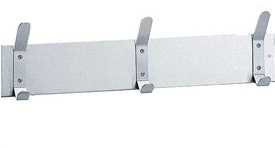 Gamco HCS-3 Hat and Coat Strip, 48" Length, 5 Holders