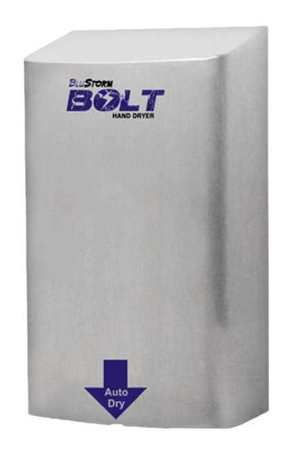 BluStorm Bolt HD0924-09 ADA Fast Dry Hand Dryer, 220-240V, Brushed Stainless Steel
