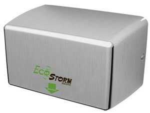 EcoStorm Hand Dryer, Eco Storm, Palmer Fixture HD940 SS, 110-120V, High Speed Hand Dryer, Stainless Steel Cover, HD094009