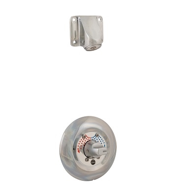 Bradley HSR10 SafeCare Ligature Resistant Showerhead and Valve
