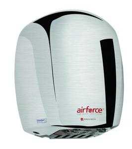 World Dryer J4-973 J4-973 Airforce Hand Dryer by World Dryer, Automatic, Brushed Stainless Steel, SteriTouch, 208/230 Volts (DISCONTINUED, NOT AVAILABLE TO ORDER)