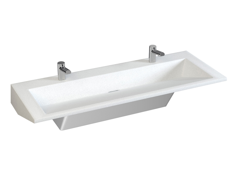 Bradley LVRD2 Verge Lavatory/Sink System, 2-Station