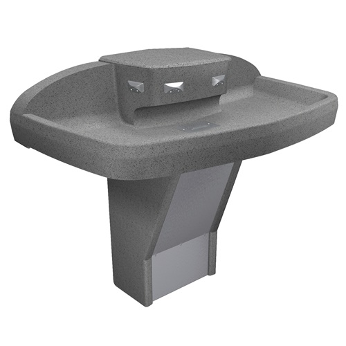 Bradley MF2944 Multi-Fount Washfountain, Quadra-Fount, Terreon