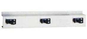 Gamco MS-1 Mop Holder Strip, 24" Length, 3 Holders