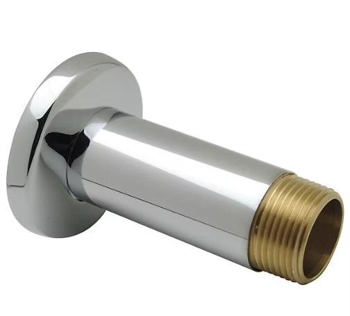 Zurn P6000-YBYC 1 Inch Sweat Solder Kit with Cast Wall Flange for Flush Valve, Chrome Plated Brass
