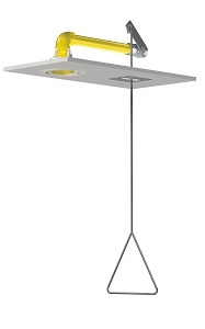 Bradley S19-120FM Flush Mounted Drench Shower with Horizontal Supply