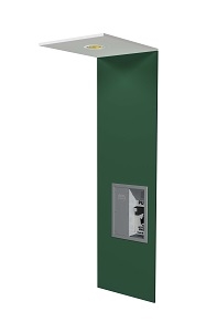 Bradley S19-125FMBF Barrier-Free Recessed Drench Shower with Recessed Handle and Flush Mounted Showerhead