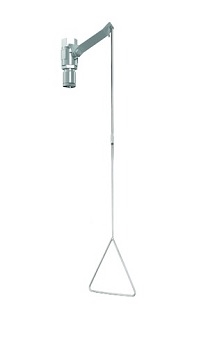 Bradley S19-130SSBF Stainless Steel Barrier Free Drench Shower with Vertical Supply