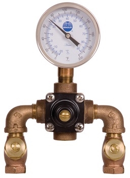 Bradley EFX8 Navigator Emergency Fixture Thermostatic Mixing Valve, 7 GPM at 30 PSI, S19-2000, S19-2000EFX