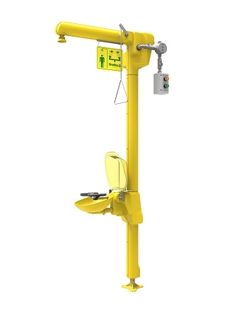 Bradley S19-304 Halo Heat Trace Combination Shower and Eyewash or Eye/Face Wash