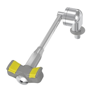 Bradley S19274HDR Deck Mounted Swing Down Halo Eyewash Unit with Reduced Length